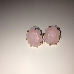 Light pink Kendra Scott studs